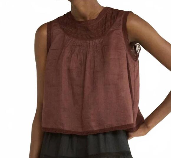 DÔEN Tops - NEW DÔEN liletta top in dahlia